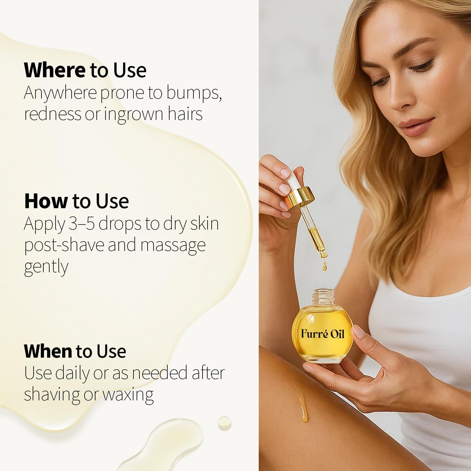 Solivetta Furré Oil packaging close-up shows clean, lightweight serum.