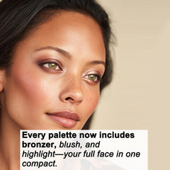 SOLLASY baked makeup palette bronzer warm tones for contouring