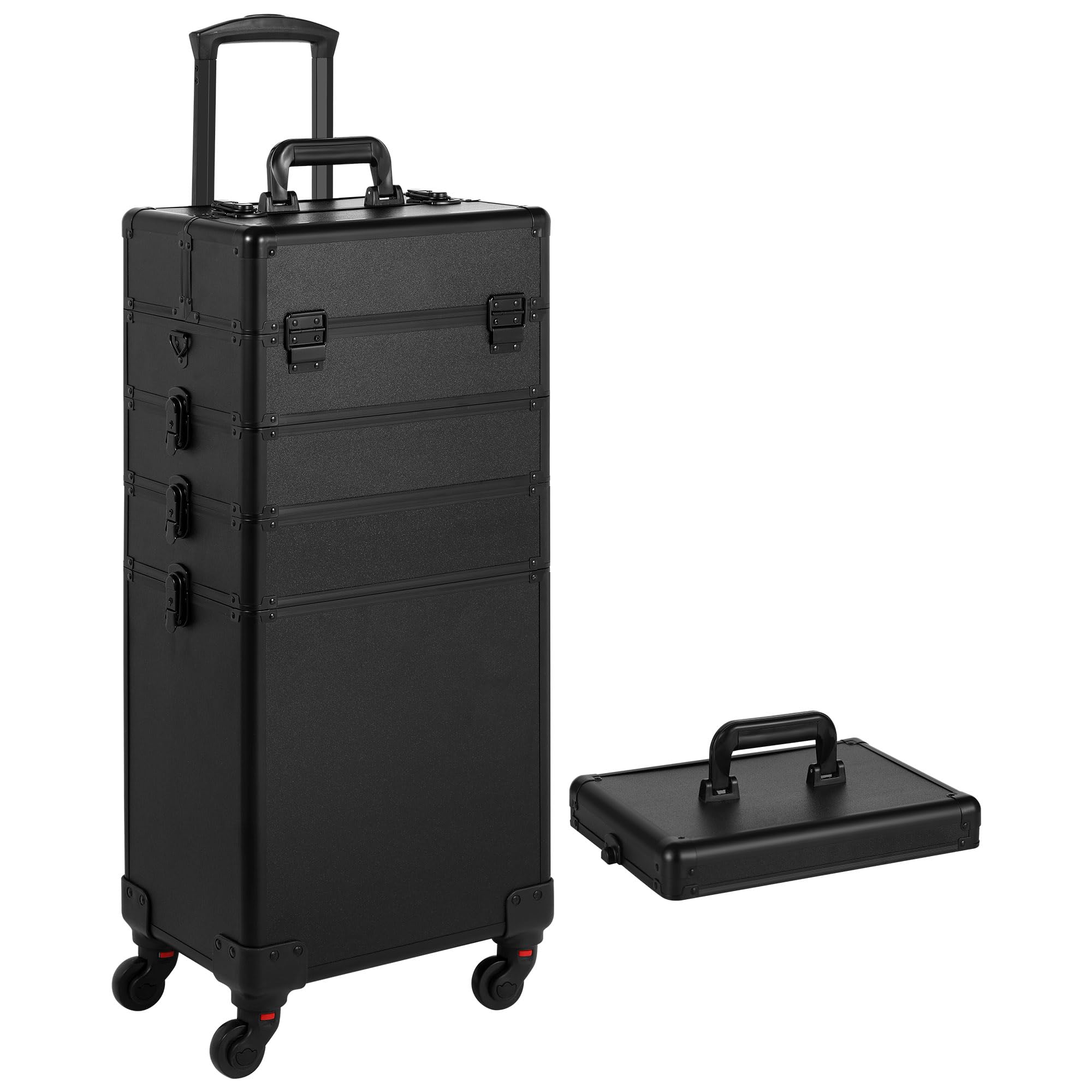 Somduy rolling makeup case in studio setup illustrating versatile professional use
