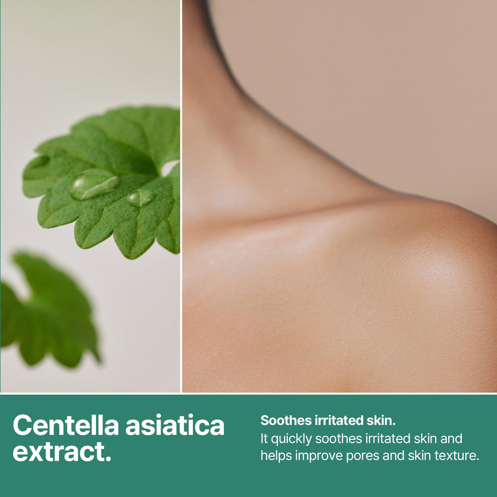 SOME BY MI tea-tree aroma scene suggests refreshing post-shower ritual