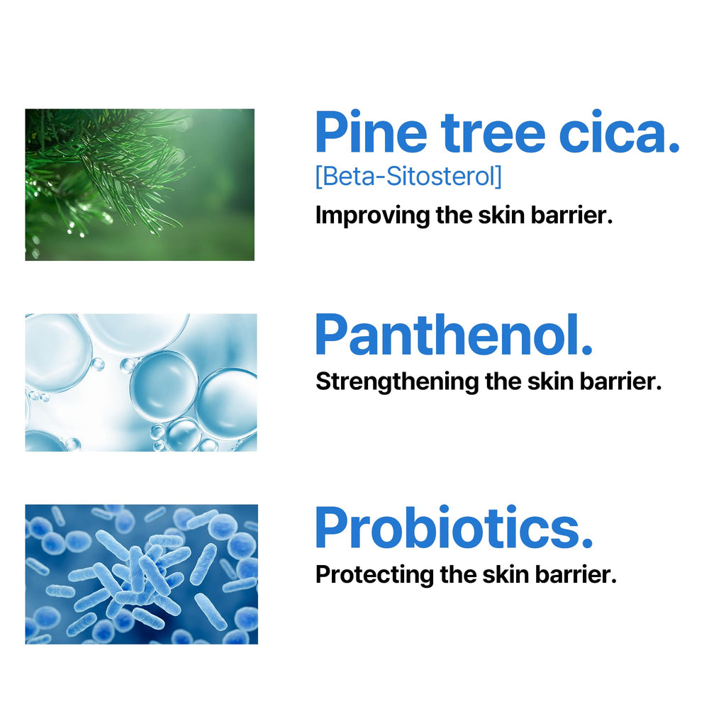 SOME BY MI Beta-Panthenol Repair Toner application on skin demonstrating milky texture.