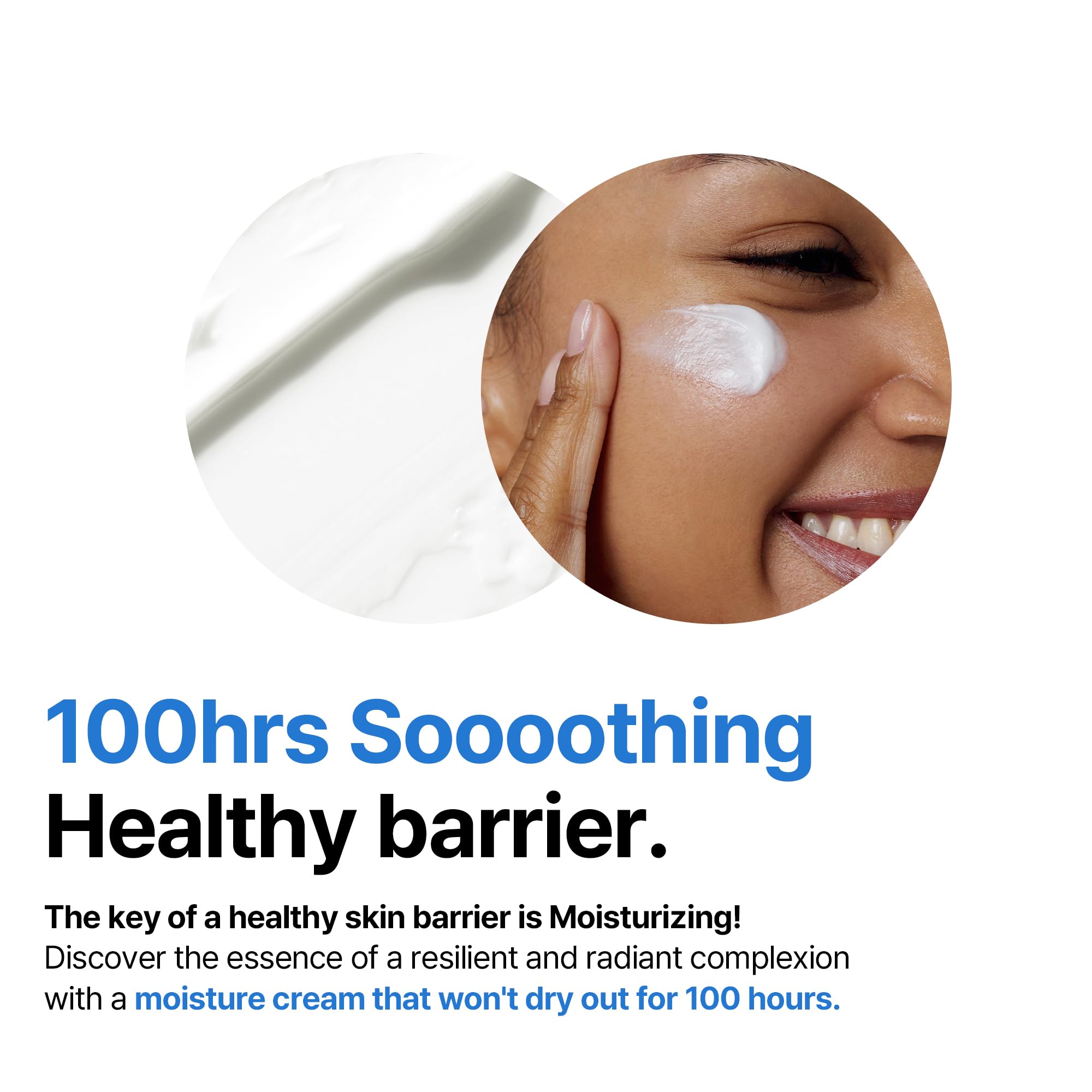Some By Mi Beta-Panthenol Repair Cream texture swirl shows a smooth, non-sticky finish