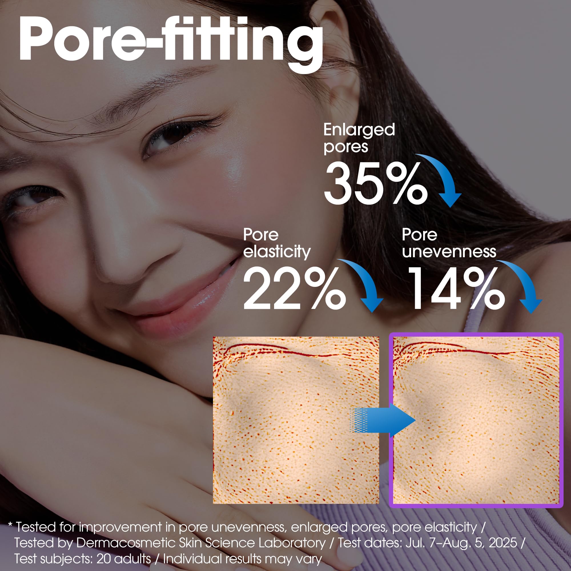 Closeup of SOME BY MI cream texture reveals rich, velvety consistency