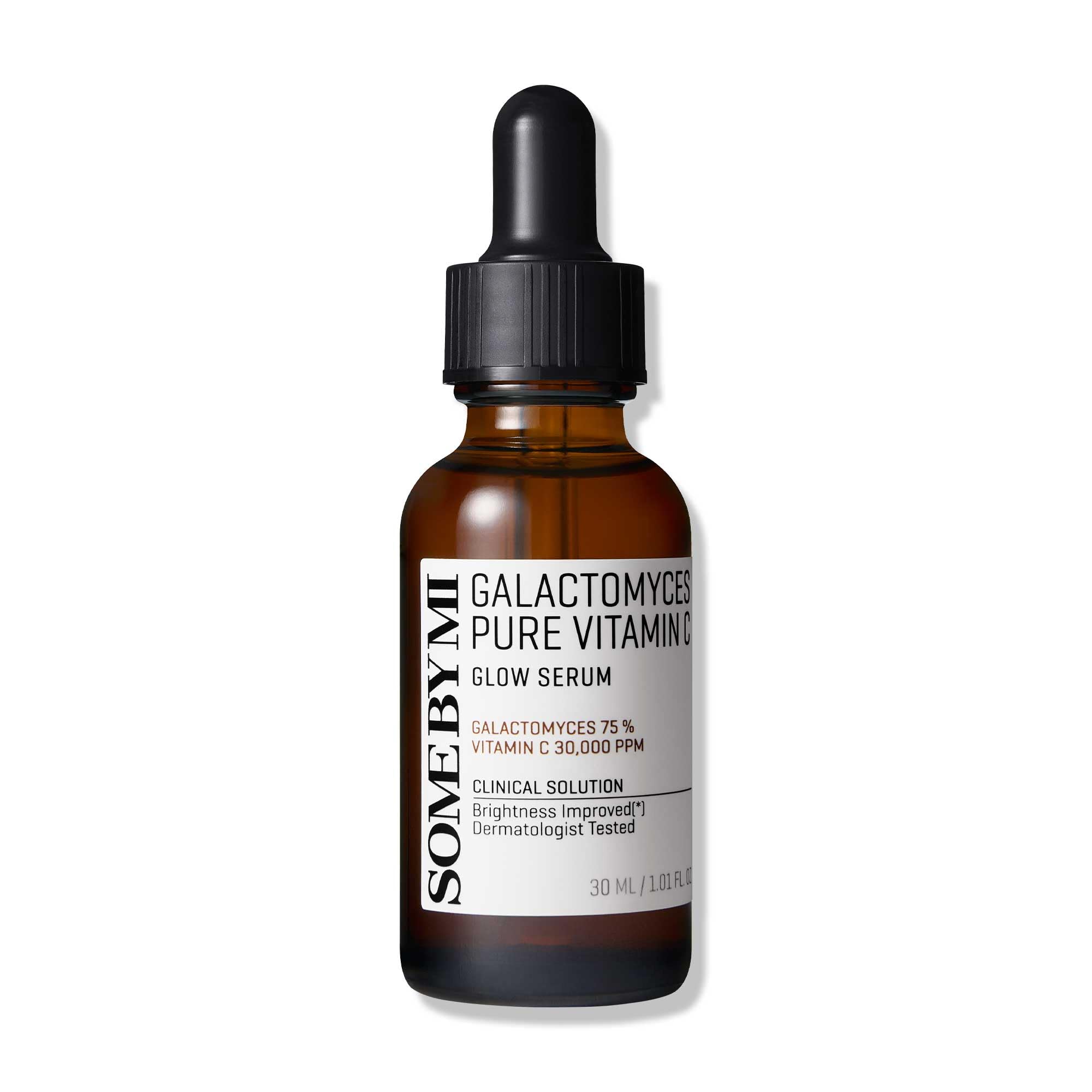 SOME BY MI Galactomyces Pure Vitamin C Serum bottle promises brightening glow