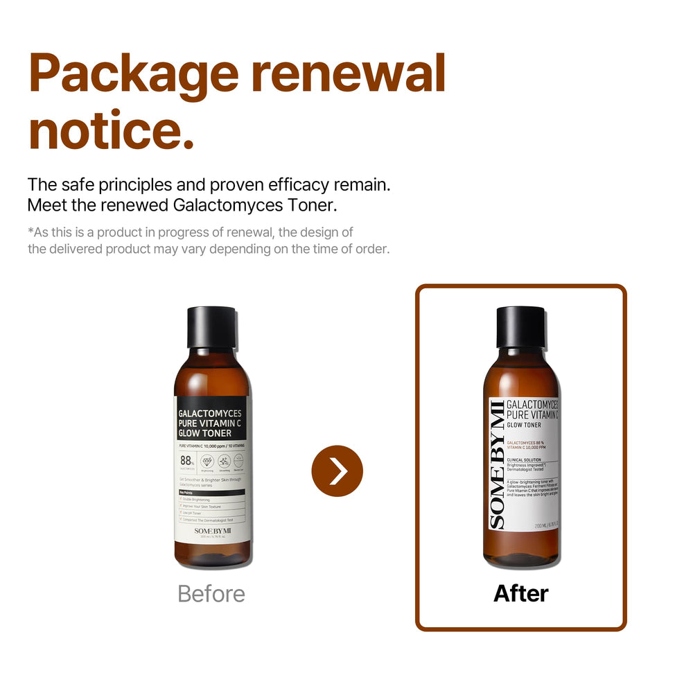 SOME BY MI Galactomyces Vitamin C Toner bottle showcases a hydrating, glow-friendly formula.