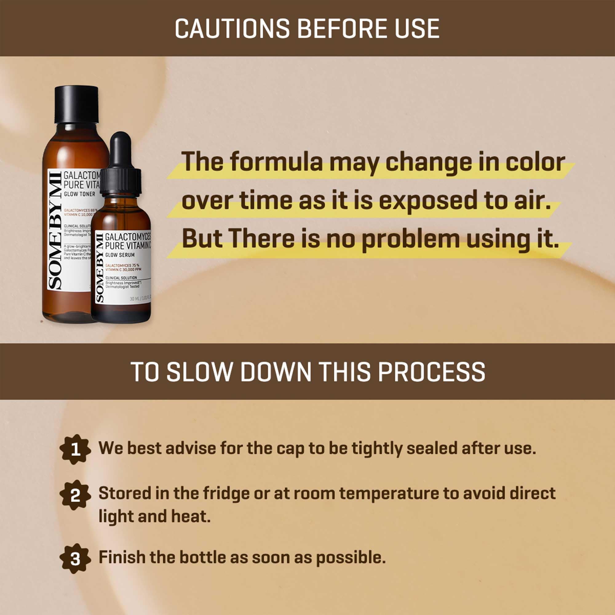 SOME BY MI Galactomyces Vitamin C Toner for sensitive skin shows hypoallergenic formula.
