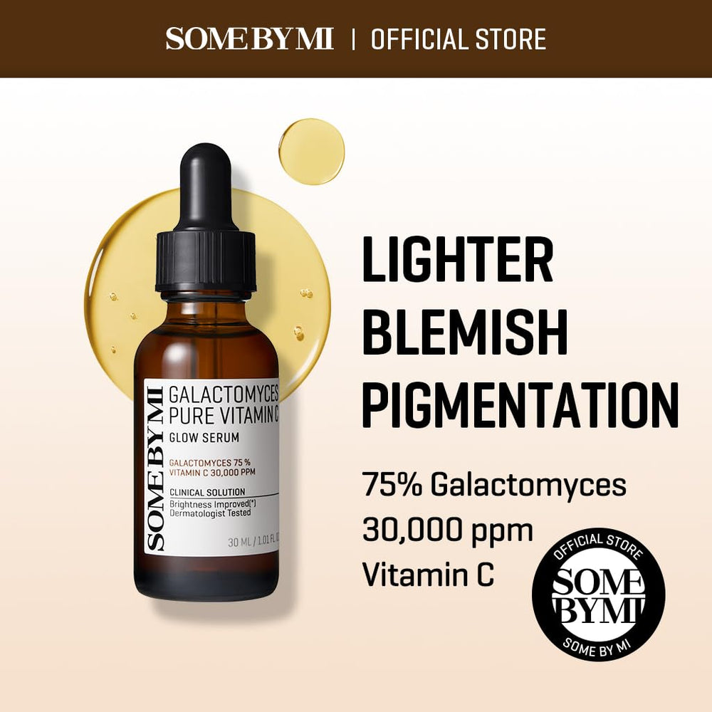 SOME BY MI Glow Serum texture close-up shows lightweight, fast-absorbing feel