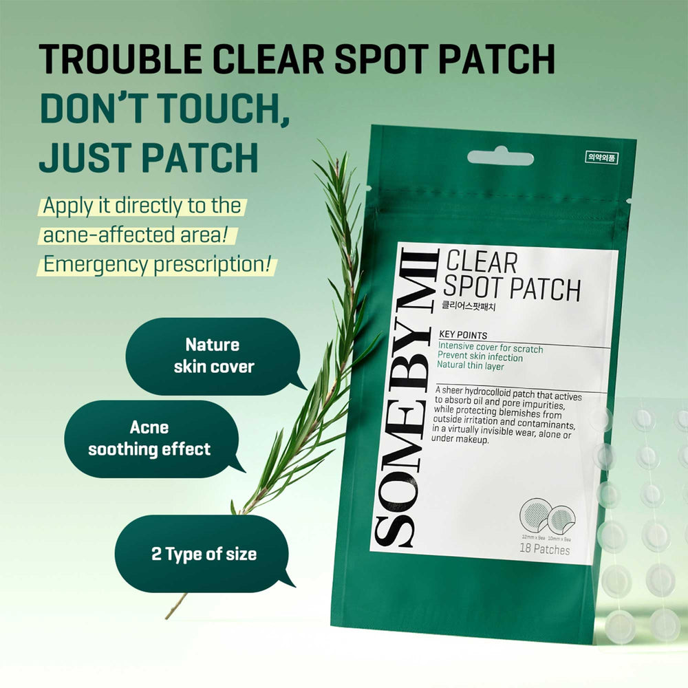 SOME BY MI hydrocolloid fabric close-up depicting moisture absorption and barrier protection.