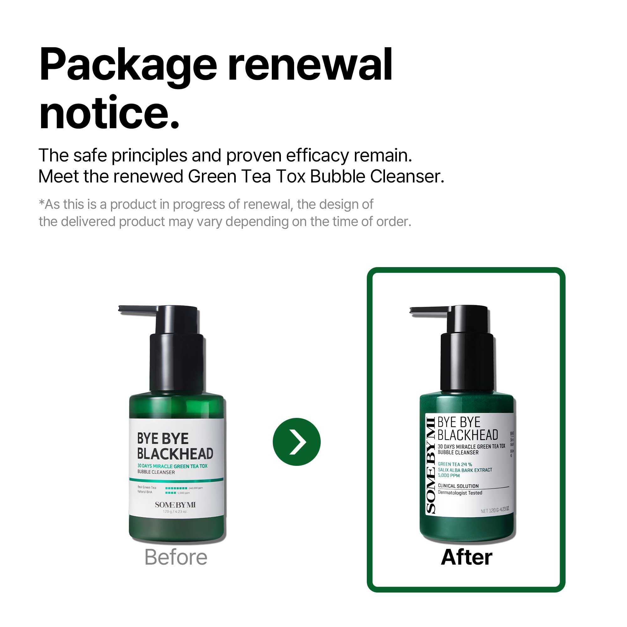 SOME BY MI packaging and brand logo reflects Korean skincare expertise.