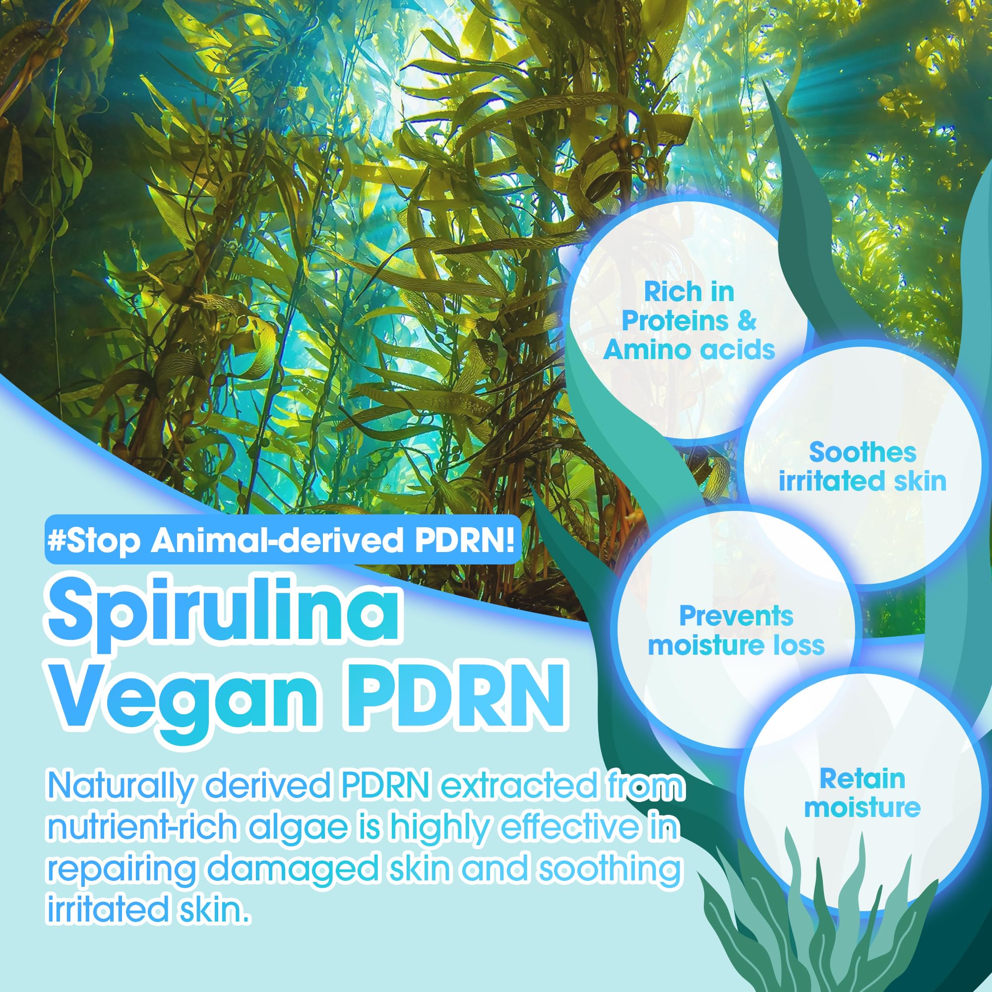 SOME BY MI PDRN Spirulina Primer Stick closeup pore-blur effect on skin
