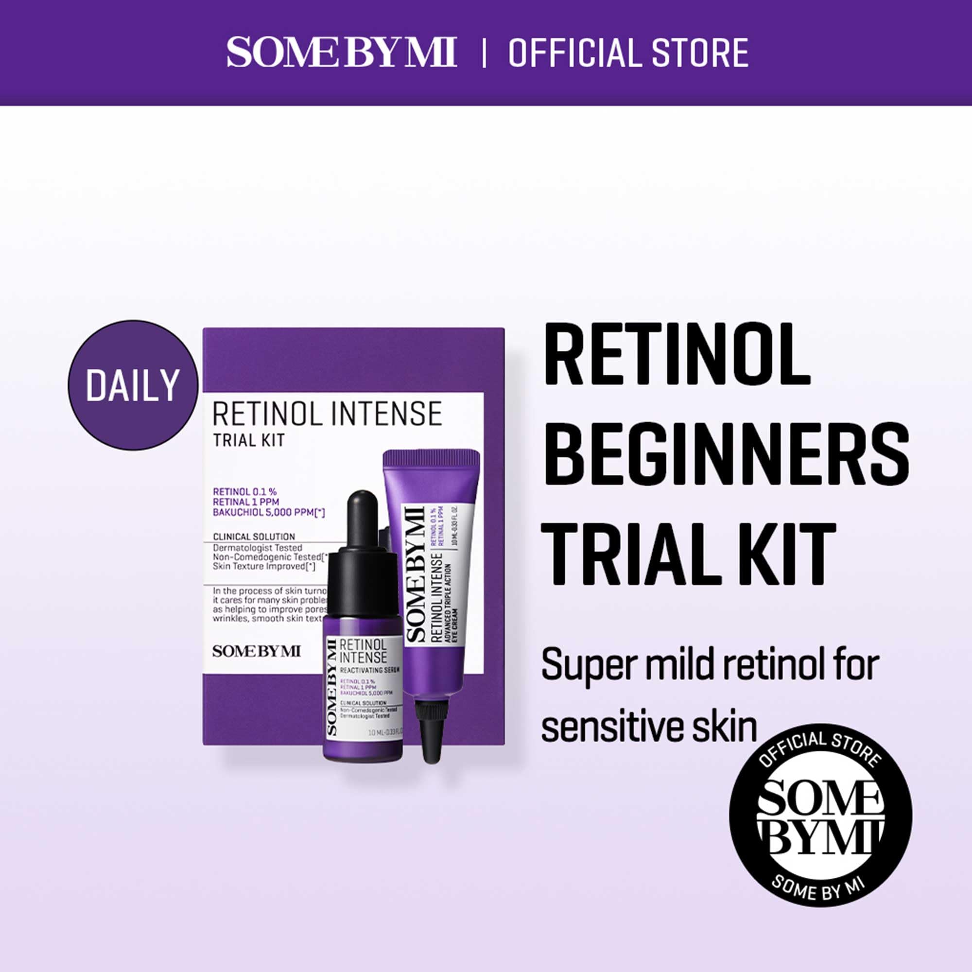 SOME BY MI Retinol Eye Cream tube for under-eye care and brightness