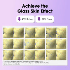 SOME BY MI retinol serum texture swirl on skin shows smooth absorption.