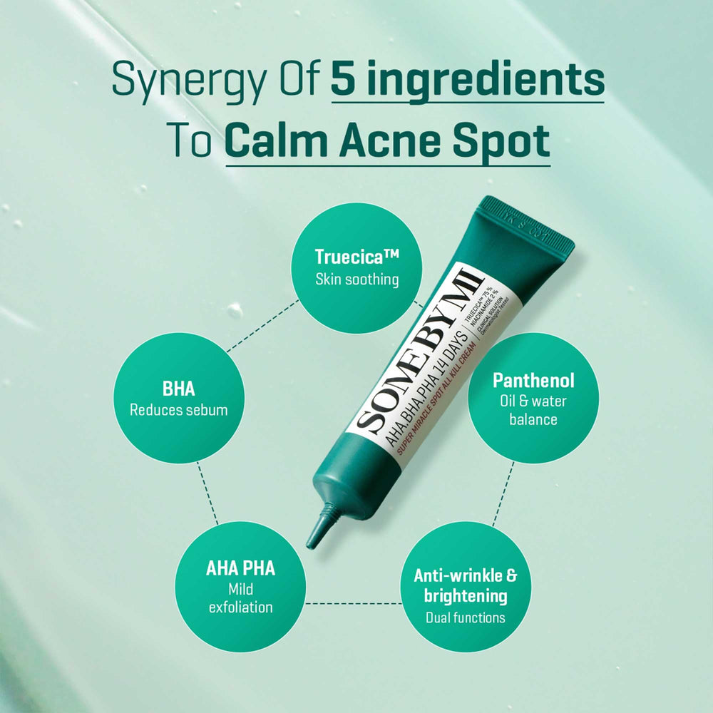 SOME BY MI soothing routine with gel and cream suggests easy daily care.