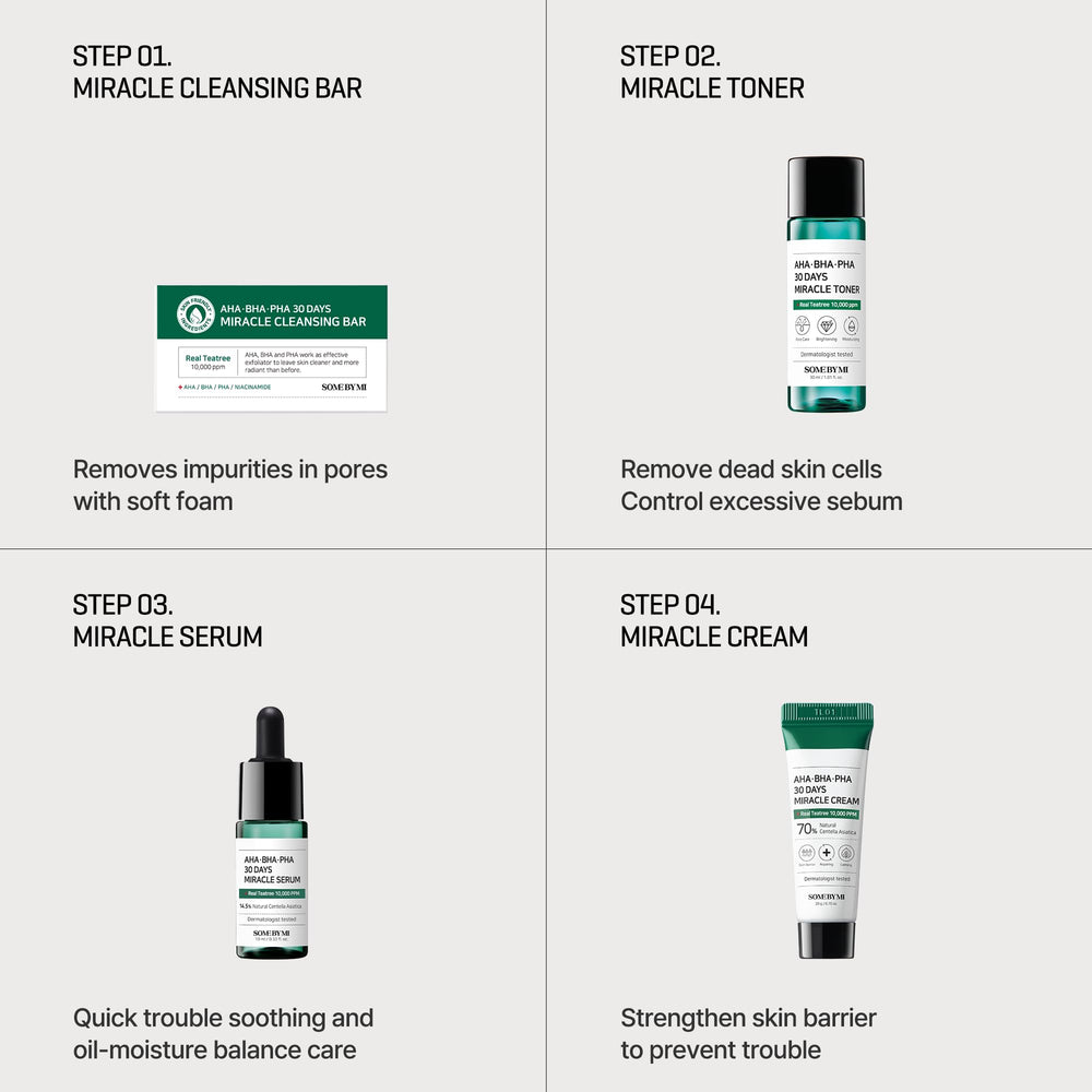 SOME BY MI Tea tree toner close-up highlighting exfoliating properties