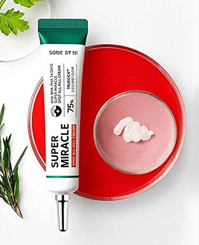 SOME BY MI Truecica 75% close-up highlighting calming formula for sensitive skin.