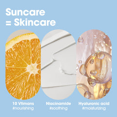 SOME BY MI V10 Hyal Air Fit sunscreen SPF 50 label closeup