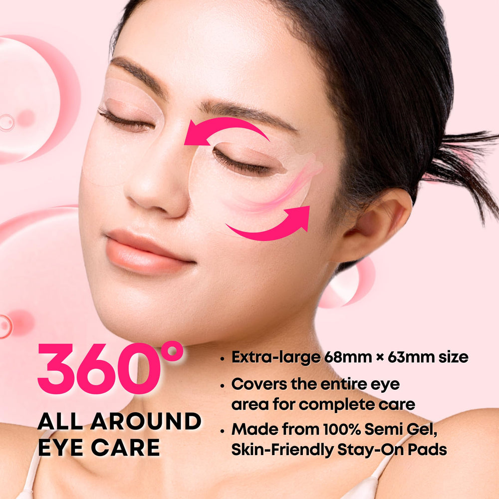 SOMISOME collagen-boost 360° eye mask promotes firming and hydration around the eye.