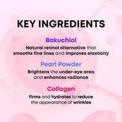 SOMISOME pearl powder detail hints at gentle under-eye brightness.