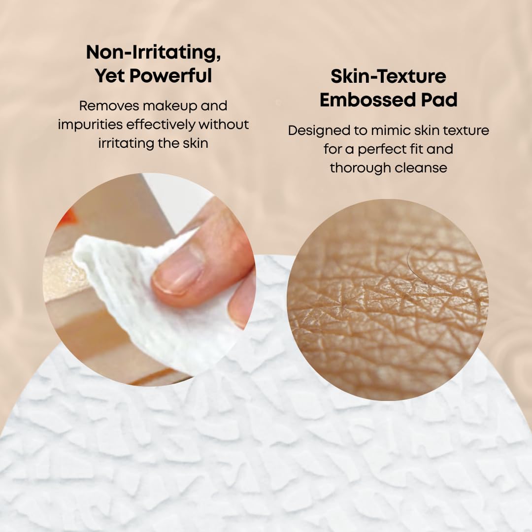 SOMISOME Vegan cotton pads closeup emphasizing ethical sourcing and softness