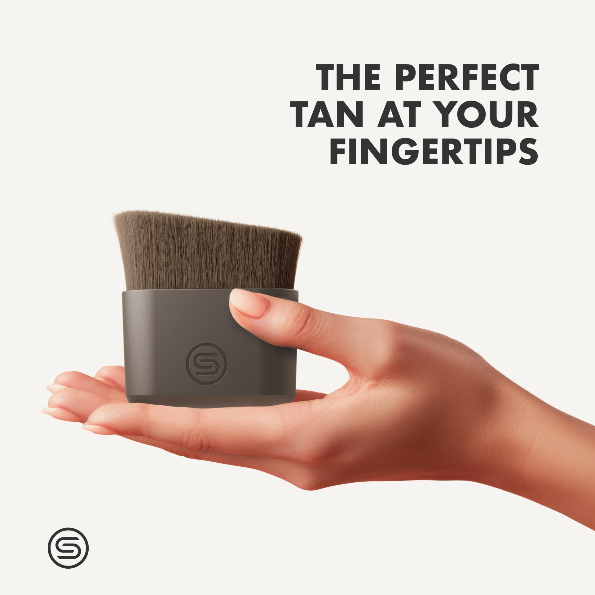 SONN Easy-clean durable brush designed to resist shedding and maintain glow.