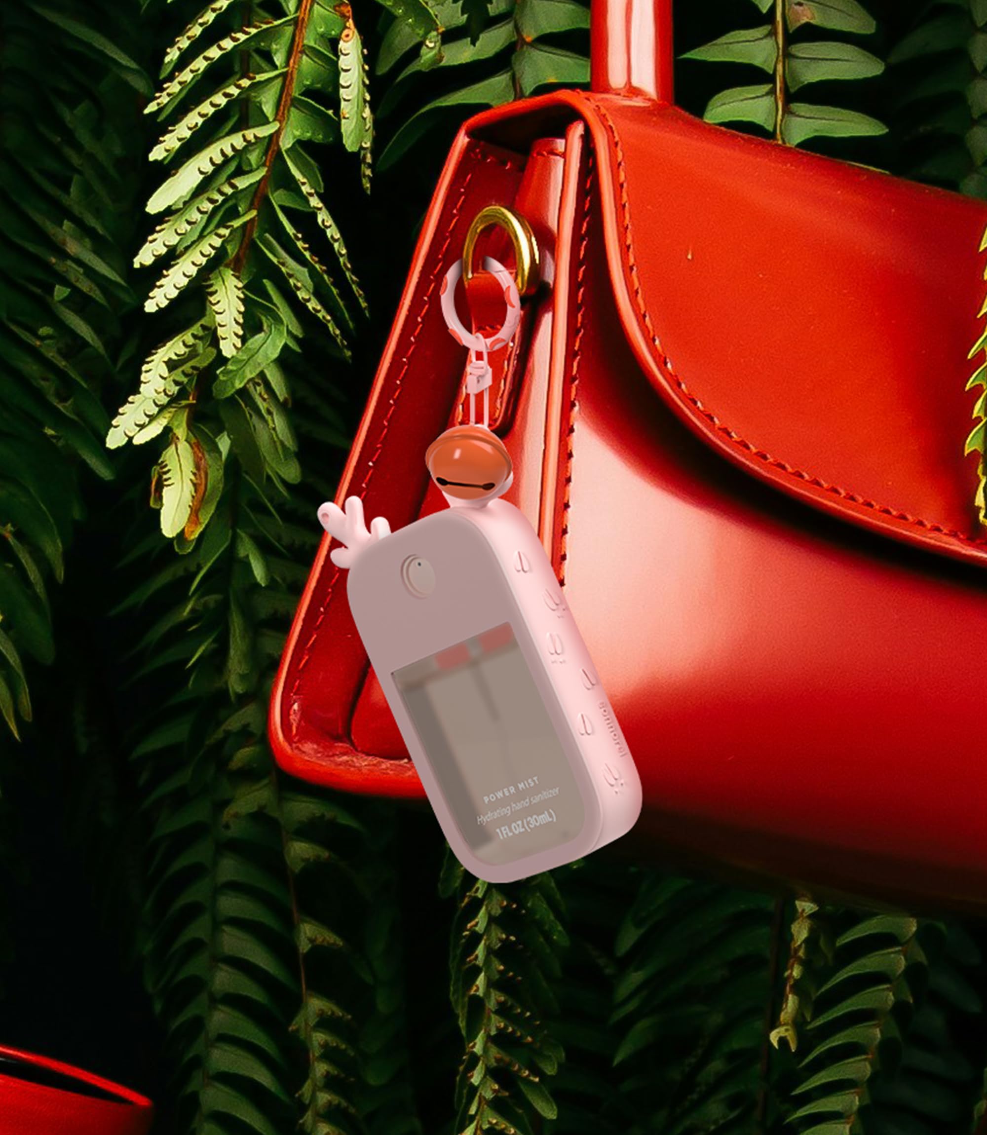 Sonnorel Elk silicone case antler design adds playful charm while protecting your sanitizer