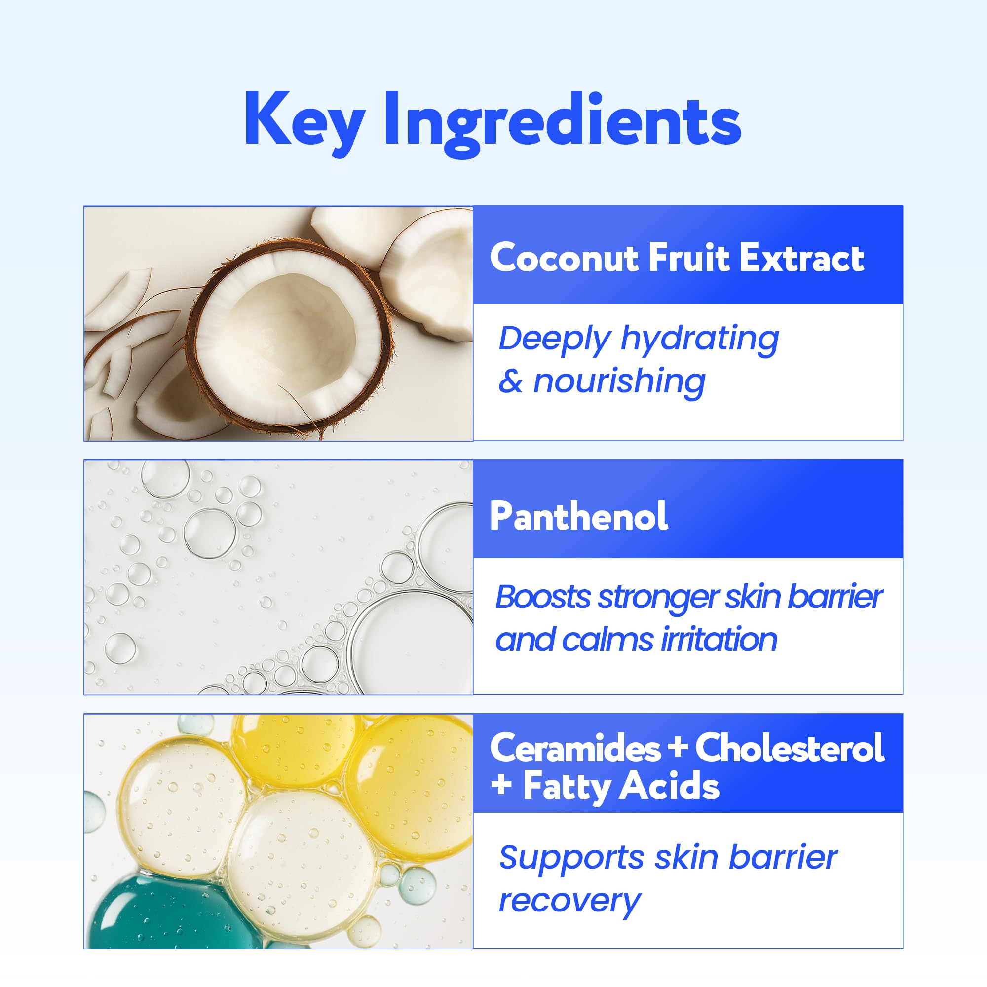 SOONDING Coconut Hydro Barrier Cream label shows sensitive-skin friendly barrier care.