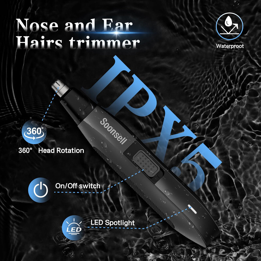 Soonsell Manscape all-in-one grooming kit with travel case for on-the-go styling
