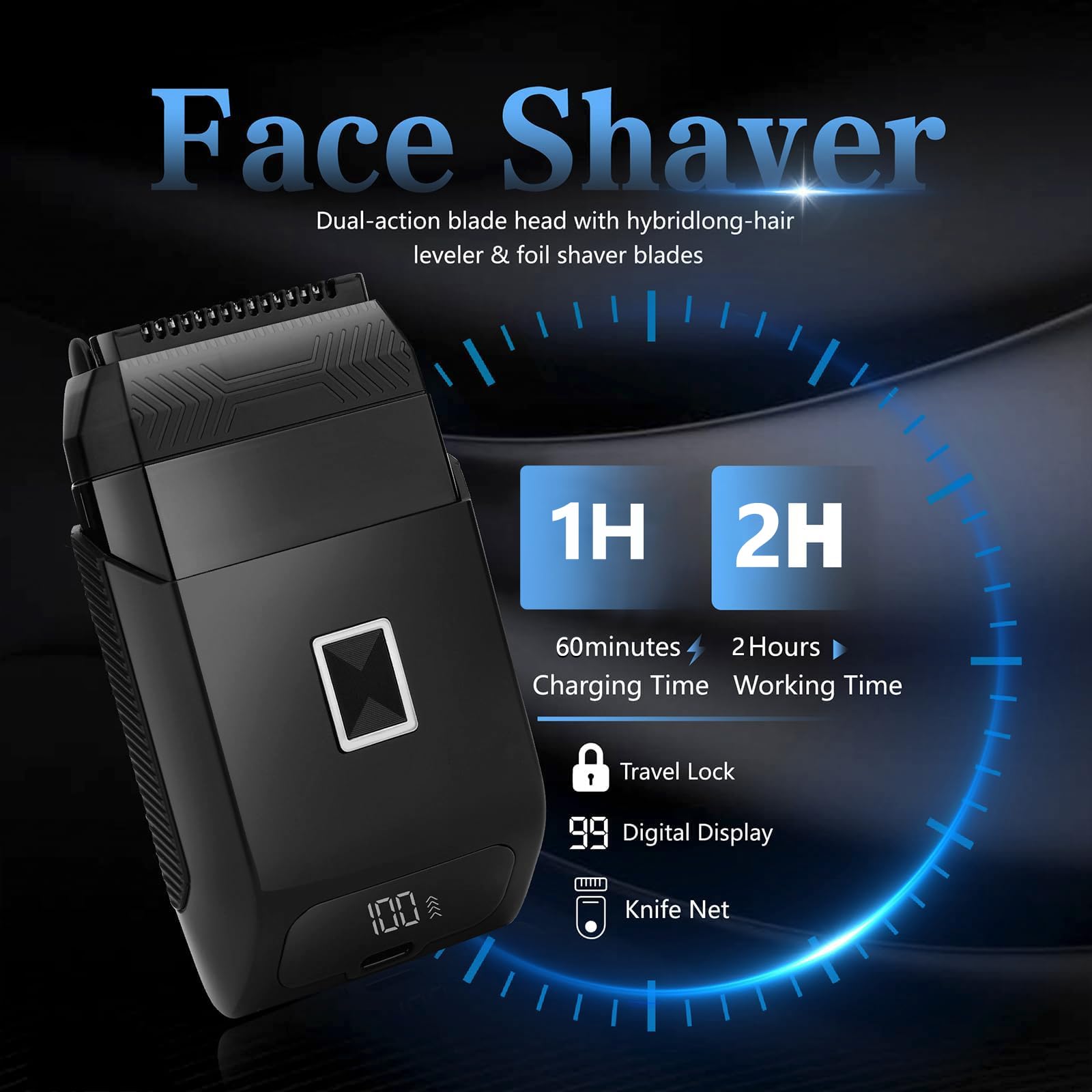 Soonsell Manscape nose and ear trimmer for quick, comfortable hair removal on the go.