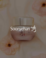 Sooryehan BON Extra Moisture Cream texture close-up shows barrier nourishment during night care.