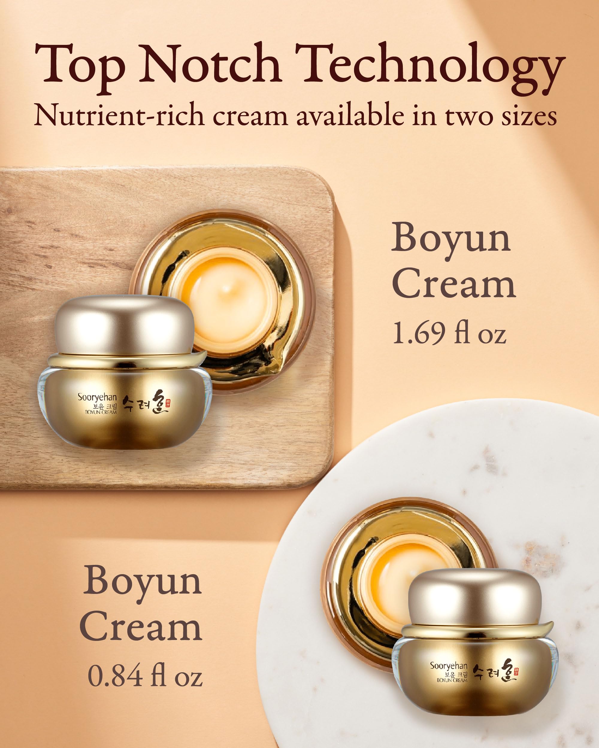 Sooryehan Boyun cream jar signals rich nourishment and smooth texture.