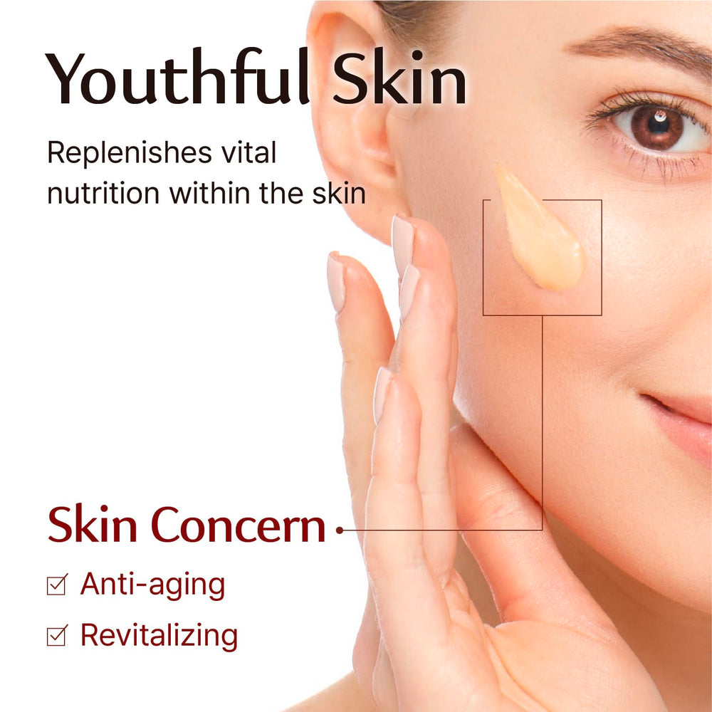 Sooryehan Hyobidam cream on hand texture reveals velvety finish