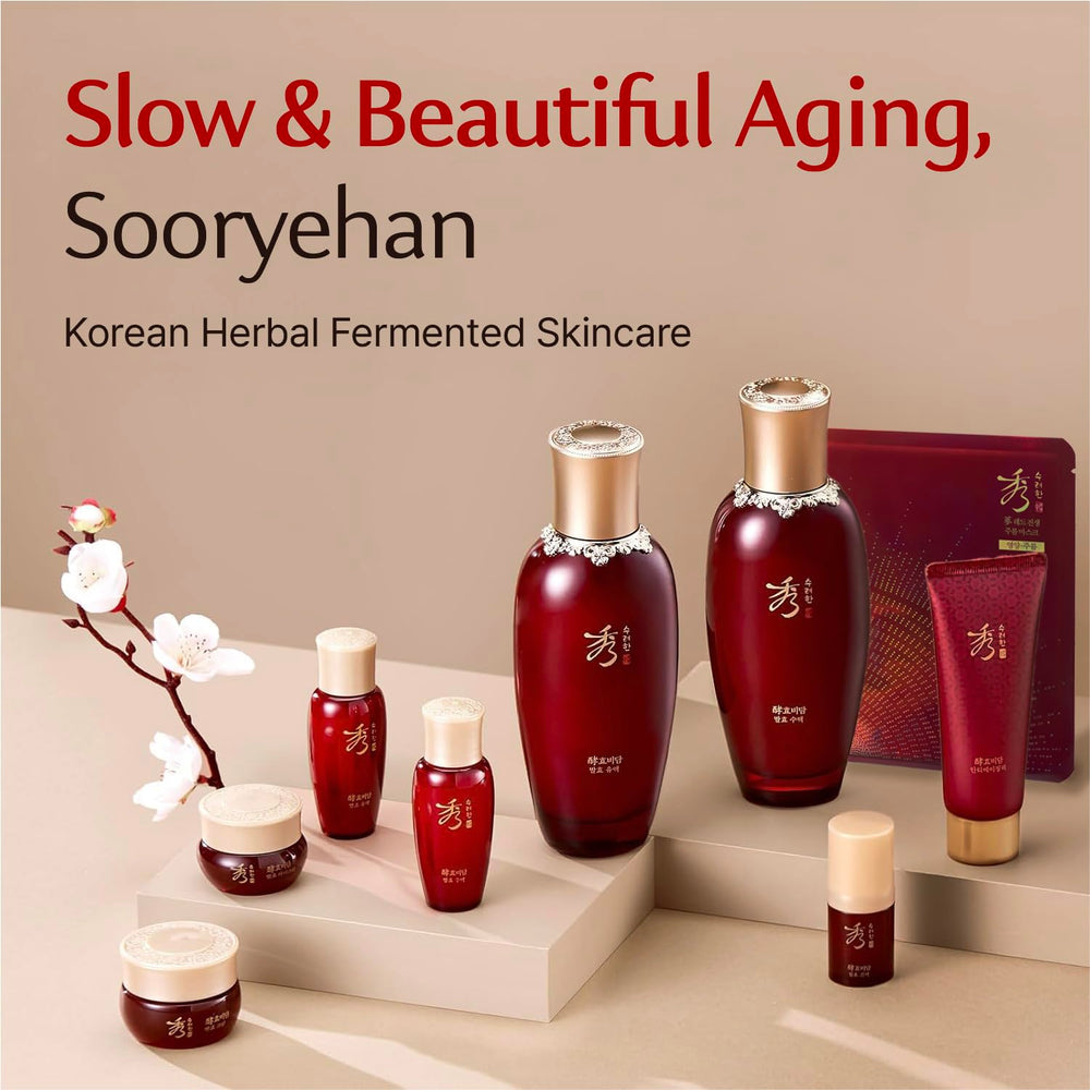 Sooryehan Hyobidam essence vial concentrates hydration and texture refinement.