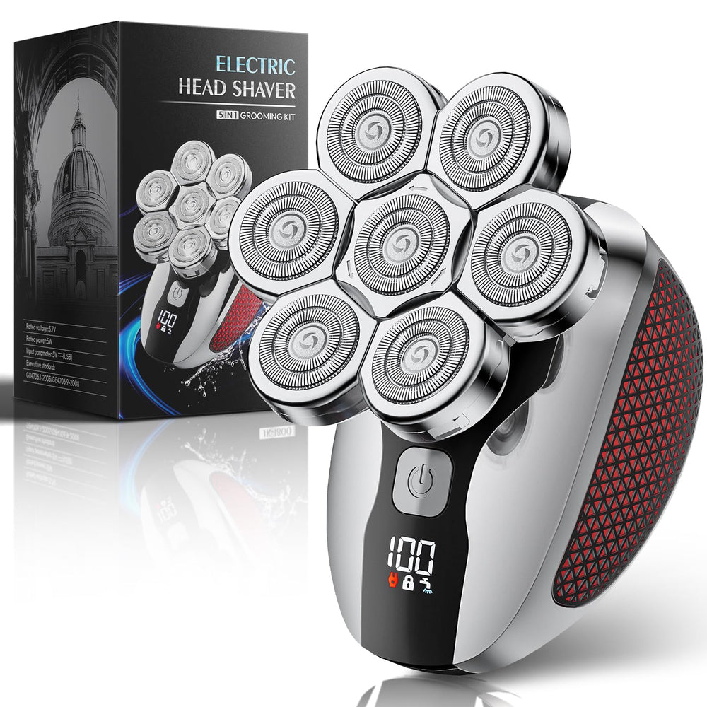 SOOTFRO head shaver with 7D floating system for smooth contouring on bald heads