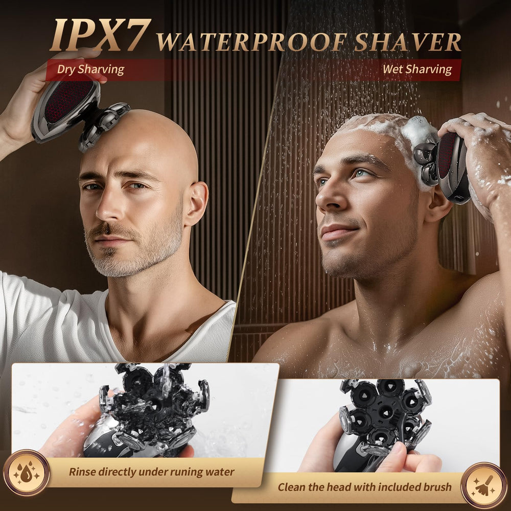 SOOTFRO IPX7 waterproof shaver for dry and wet shaving options