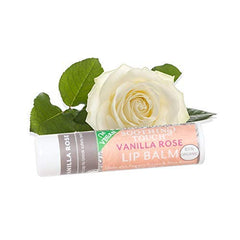 Soothing Touch vegan lip balm citrus flavor emphasizes a gluten-free, paraben-free formula for sensitive lips.