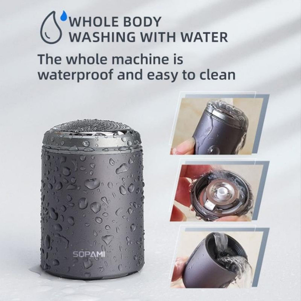 SOPAMI Mini Shaver high-speed motor delivers a swift close shave with minimal irritation