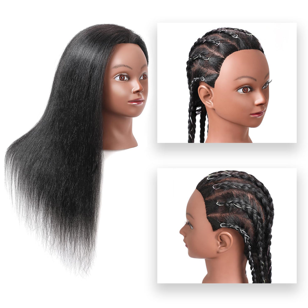 SOPHIRE real hair being washed and conditioned during care practice