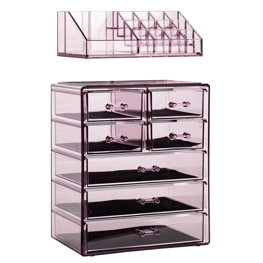 Sorbus Compact design fits on most dressers and countertops for space-saving storage.