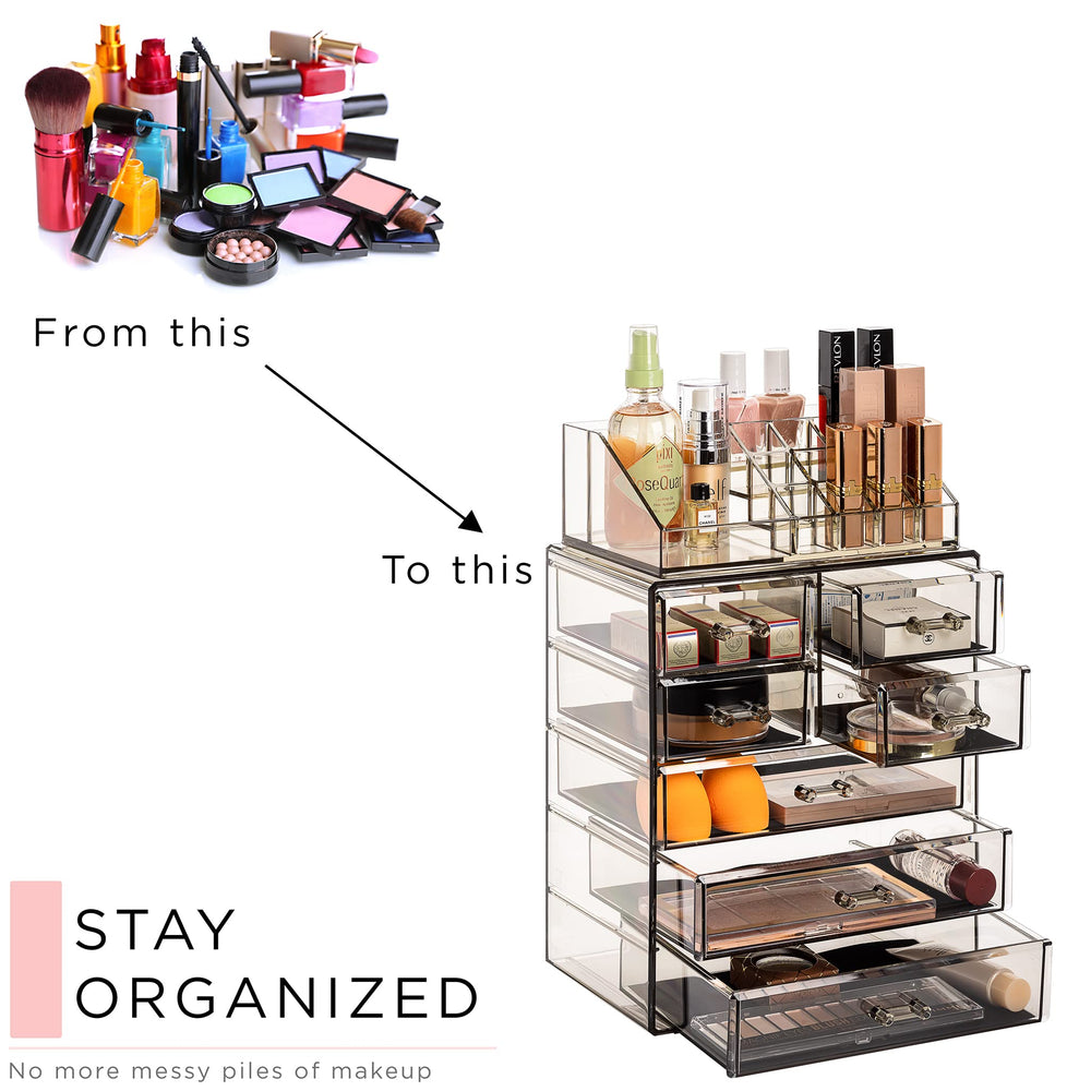 Sorbus gift-ready makeup organizer ideal for holidays and birthdays for beauty lovers.