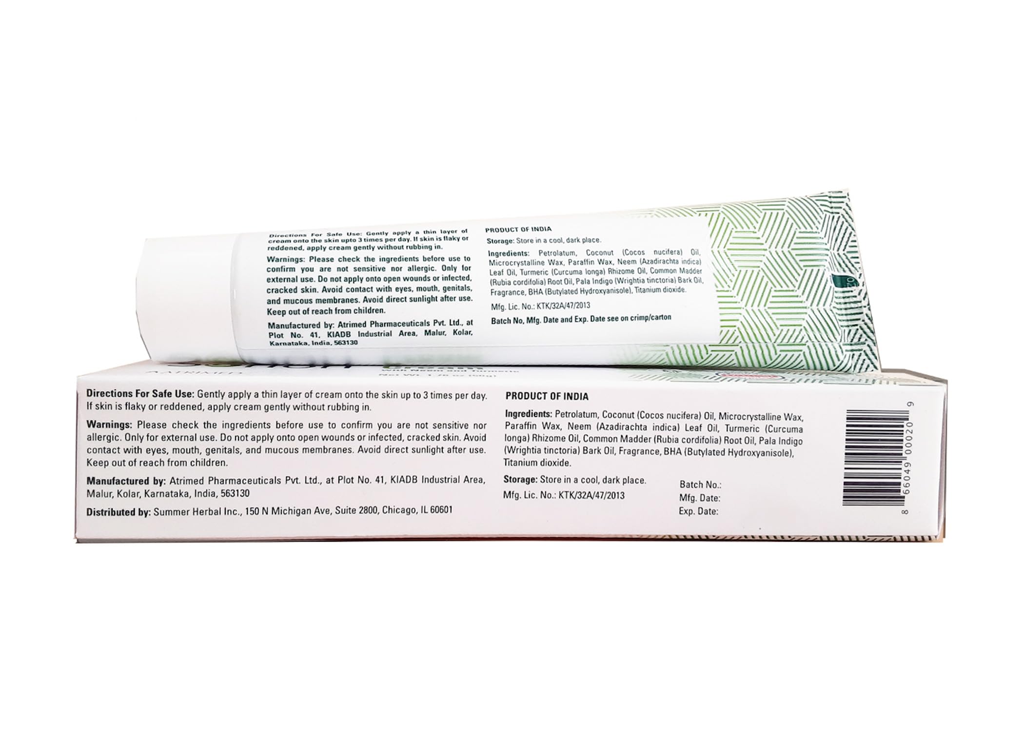 Sorion Cream ingredients coconut oil closeup emphasizing deep moisturization