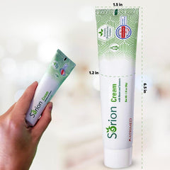 Sorion Cream ingredients neem turmeric closeup with soothing skin support