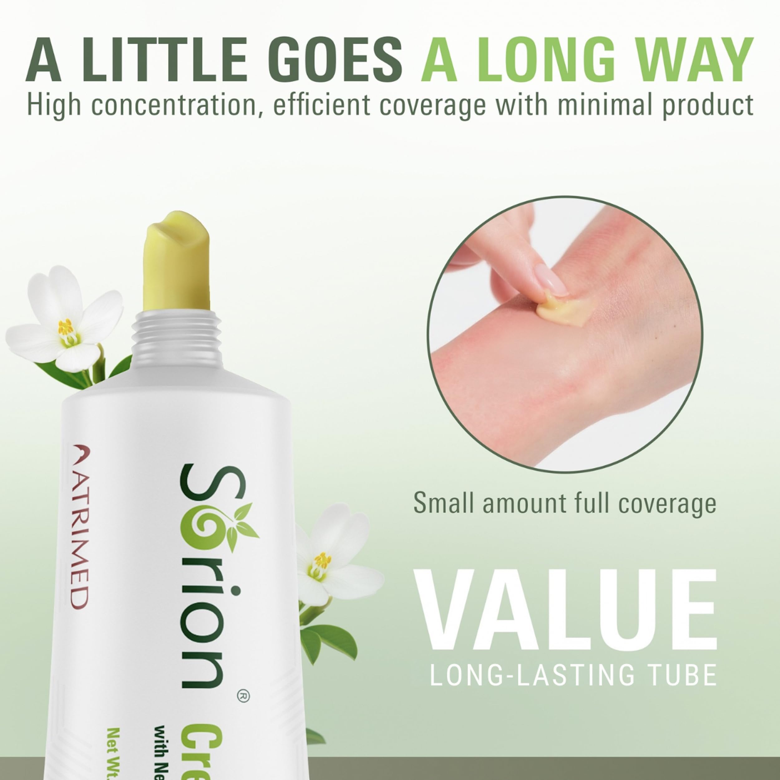 Sorion Cream packaging shot showing eco friendly container and branding