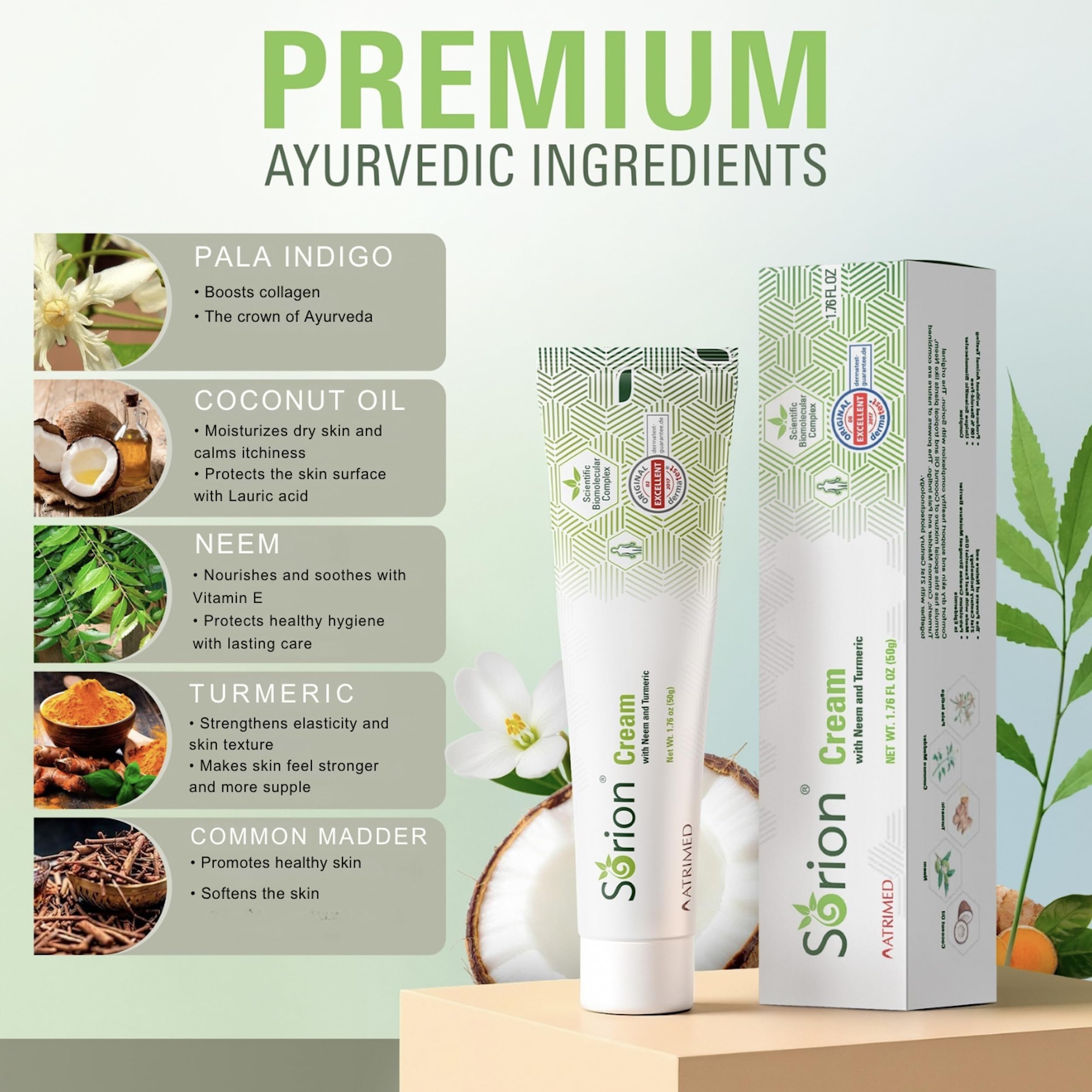 Sorion Cream shelf life label hinting up to three years of freshness