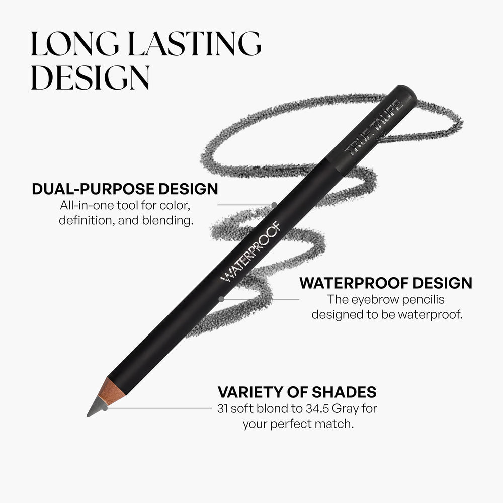 SORMÉ eyebrow pencil with built-in spoolie shapes brows evenly