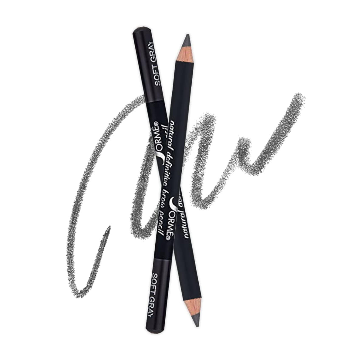 SORMÉ eyebrow pencil cap shows precise, smudge-resistant color for lasting brows