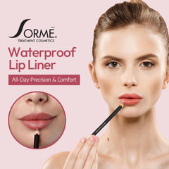 SORMÉ Smearproof Lipliner Natural Nude square shape grip enables precise lining