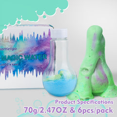 Sortizligo galaxy theme potions closeup with bright colors