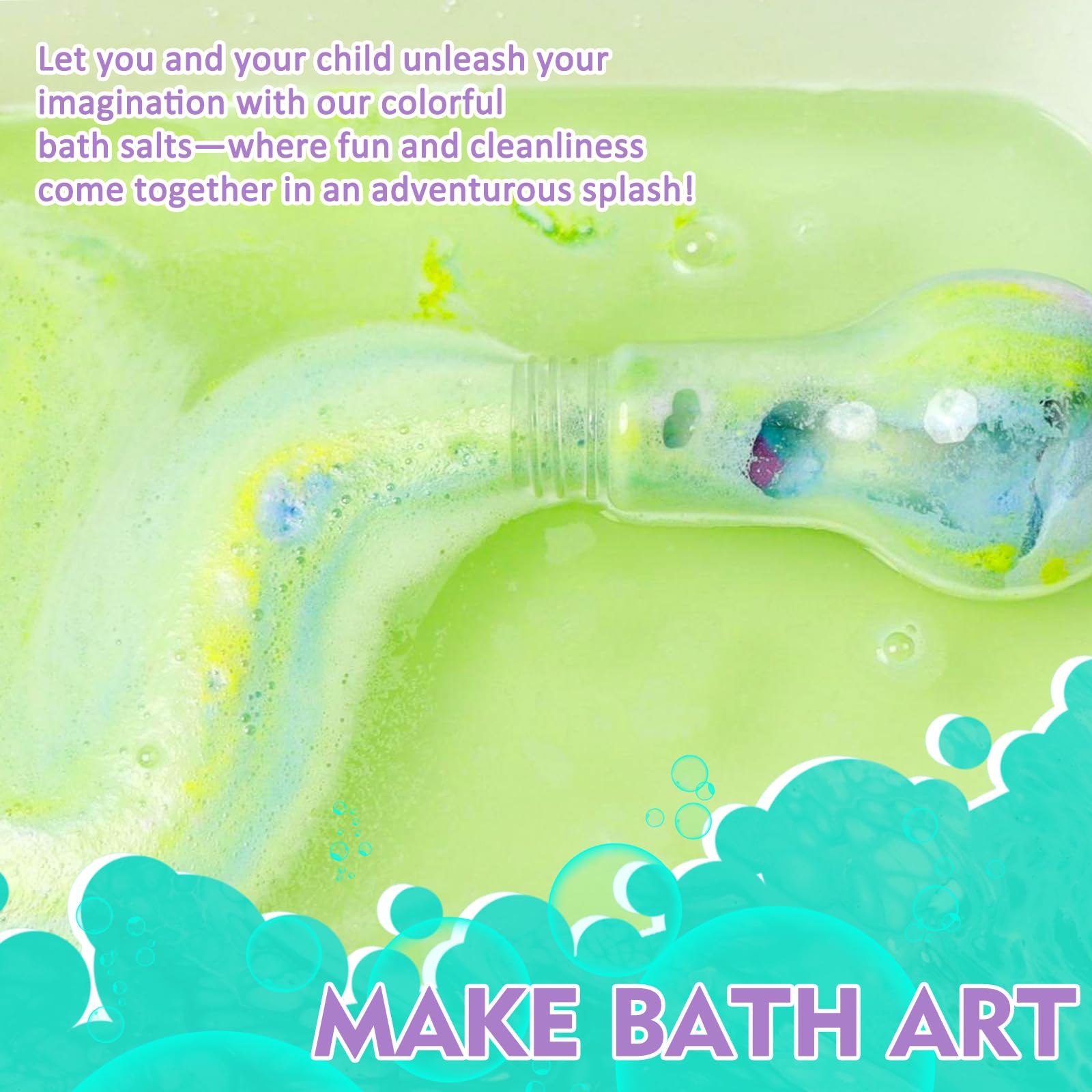 Sortizligo lagoon theme potions tub scene with kid-friendly scent
