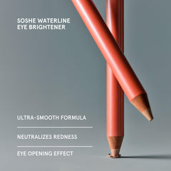 Soshe Waterline Eye Brightener inner corner highlight for quick lift.