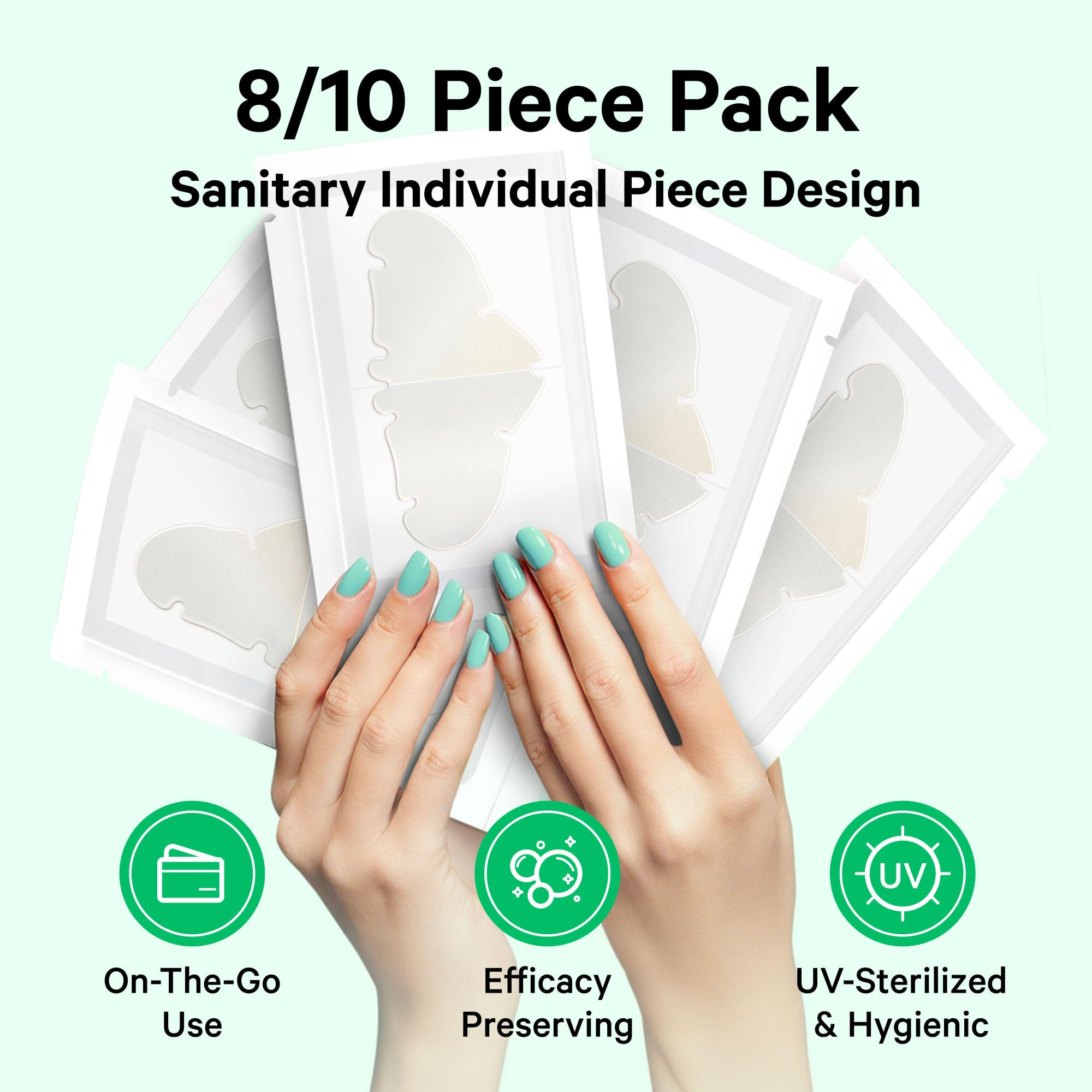 Sosky nose patches with strong adhesion for overnight wear